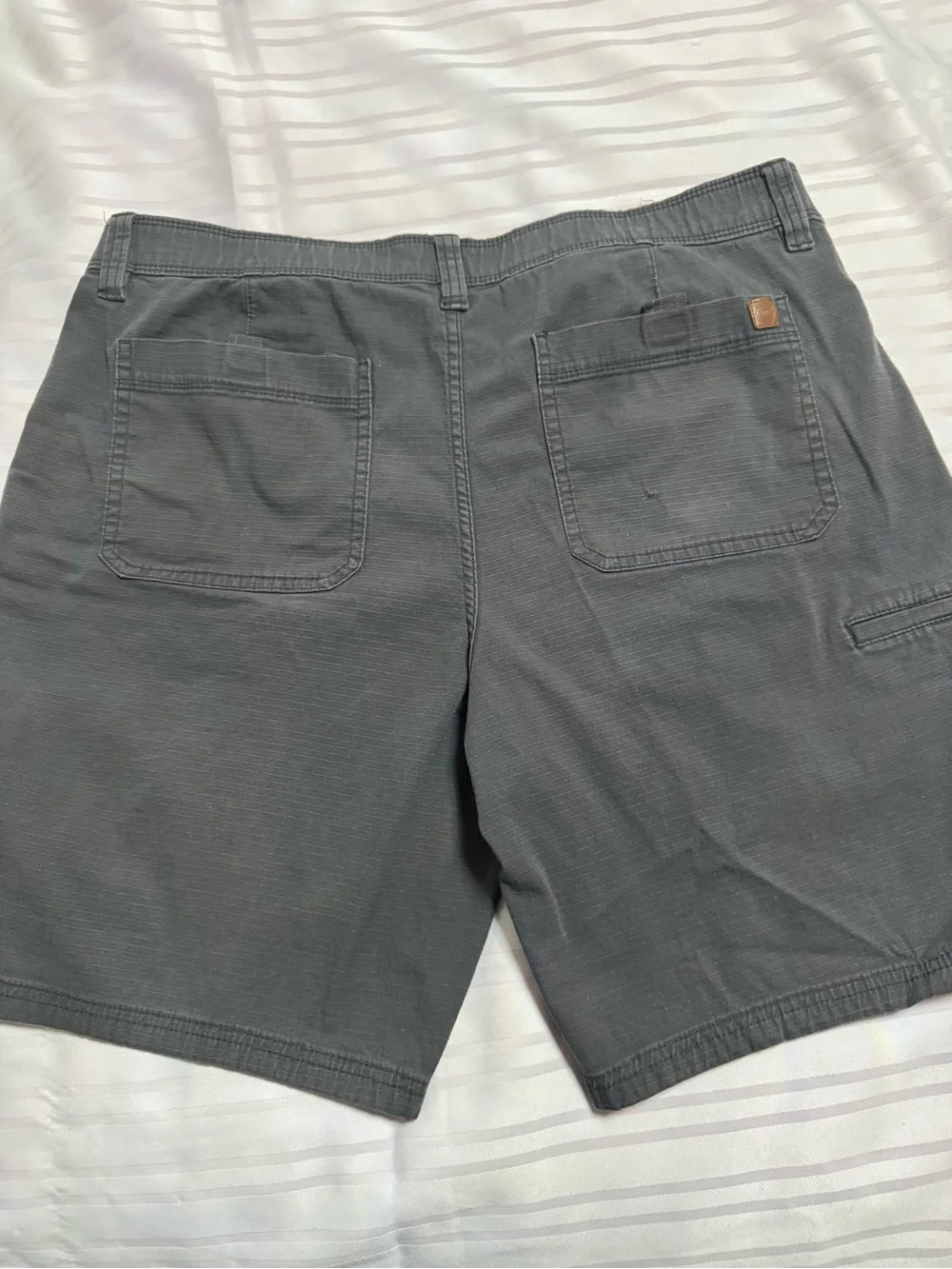 Weatherproof Men's Charcoal Utility Cargo Shorts